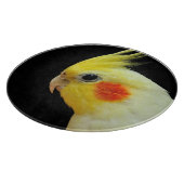 Lutino Cockatiel Snijplank (Hoek)