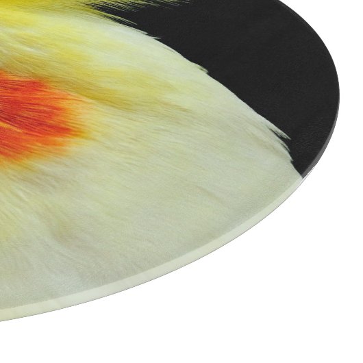 Lutino Cockatiel Snijplank (Hoek)