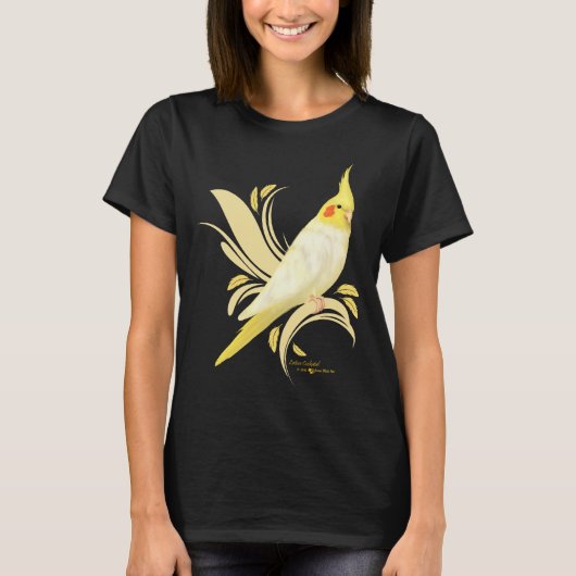 Lutino Cockatiel T-shirt (Voorkant)