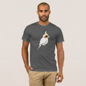 Lutino Cockatiel T-shirt (Voorkant volledig)