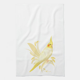 Lutino Cockatiel Theedoek