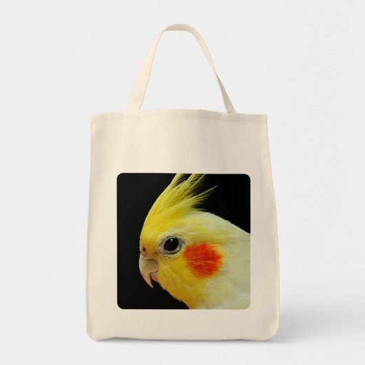 Lutino Cockatiel Tote Bag (Voorkant)