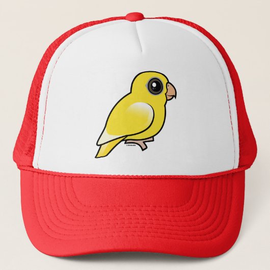 Lutino Linnie Trucker Pet (Voorkant)
