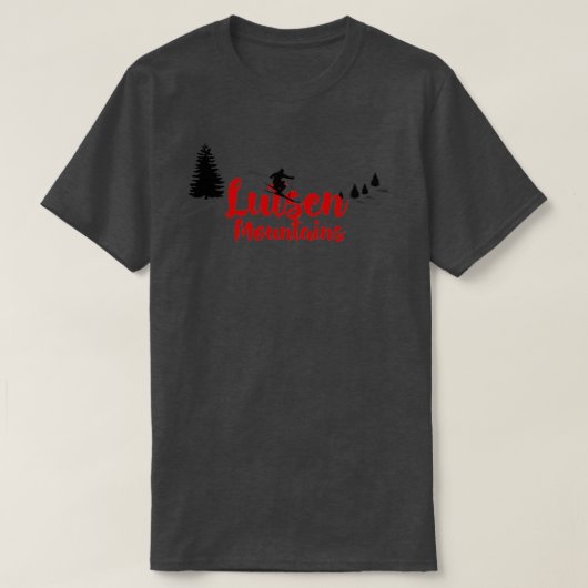 Lutsen Mountains Ski Long T-shirt (Design voorkant)