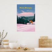 Lutsen Mountains Skigebied Reisposter Poster (Keuken)