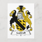 Luttrell Family Crest Briefkaart (Voorkant)