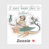 Luttrell Psalter "Coffee" Vinyl Stickers (Vel)