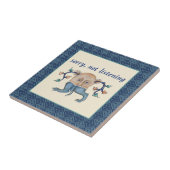 Luttrell Psalter Critter Keramische Tegel Tegeltje (Zijkant)