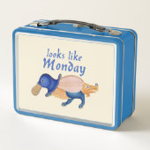 Luttrell Psalter Critter Metal Lunchbox (Achterkant)