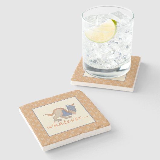 Luttrell Psalter Critter Stone Onderzetter (Zijkant)