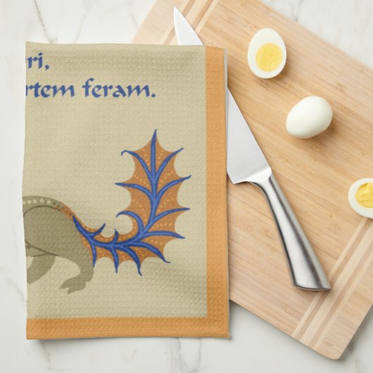 Luttrell Psalter "Eekhoorn" Keukenhanddoek (Quarter Fold)