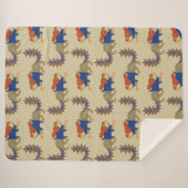 Luttrell Psalter "Eekhoorn" Sherpa Deken (Voorkant (horizontaal))