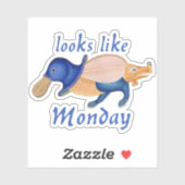 Luttrell Psalter Maandag Vinyl Sticker (Vel)