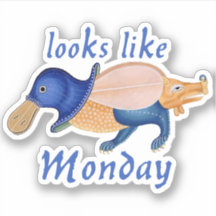 Luttrell Psalter Maandag Vinyl Sticker