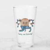 Luttrell Psalter "Niet luisteren" Glazen Tuimelaar (Voorkant)