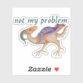 Luttrell Psalter "Niet mijn probleem" Vinyl Sticke Sticker (Vel)