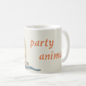 Luttrell Psalter "Party Animal" Koffie Mok (Voorkant rechts)