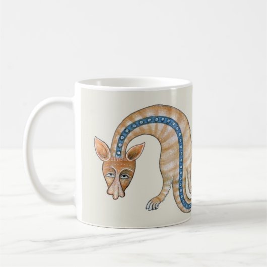 Luttrell Psalter "Party Animal" Koffie Mok (Links)