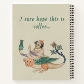 Luttrell Psalter Person Spiral Notitieboek (Achterkant)