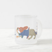 Luttrell Psalter "Squirrel" Matglas Koffiemok (Voorkant rechts)