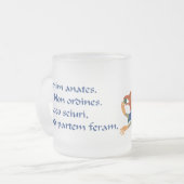 Luttrell Psalter "Squirrel" Matglas Koffiemok (Voorkant links)