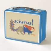 Luttrell Psalter "Squirrel" Metal Lunchbox (Achterkant)