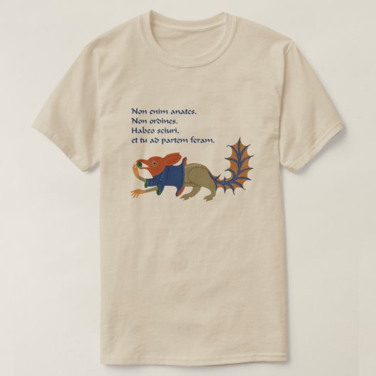 Luttrell Psalter "Squirrel" T-shirt (Design voorkant)