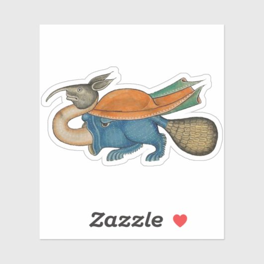 Luttrell Psalter Vinyl Sticker (Vel)