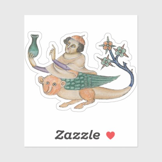 Luttrell Psalter Vinyl Sticker (Vel)