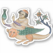 Luttrell Psalter Vinyl Sticker (Voorkant)