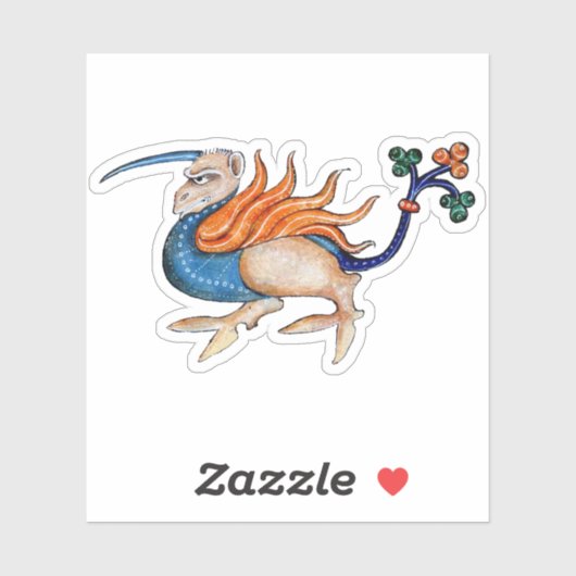 Luttrell Psalter Vinyl Sticker (Vel)