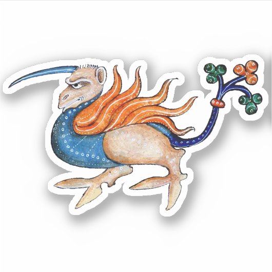 Luttrell Psalter Vinyl Sticker (Voorkant)