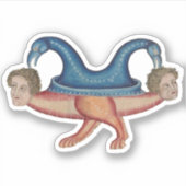 Luttrell Psalter Vinyl Sticker (Voorkant)