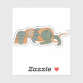 Luttrell Psalter Vinyl Sticker (Vel)