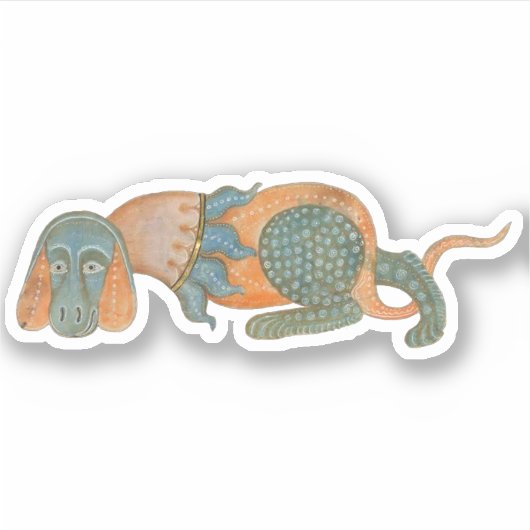 Luttrell Psalter Vinyl Sticker (Voorkant)