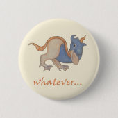 Luttrell Psalter "Wat..." Ronde Button 5,7 Cm (Voorkant)