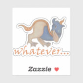 Luttrell Psalter "Whats" Vinyl Sticker (Vel)