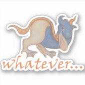 Luttrell Psalter "Whats" Vinyl Sticker (Voorkant)