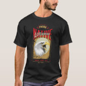 Lutuamian Native American Eagle Spirit Hon T-shirt (Voorkant)