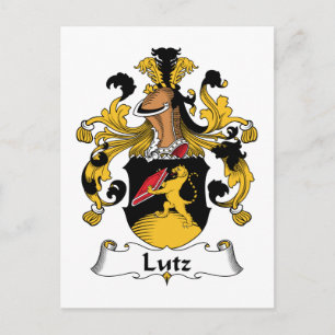 Lutz Family Crest Briefkaart