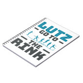 Lutz Ga naar de Rink Kunst Schaatsen Mannen Notitieboek (Linkerzijde)