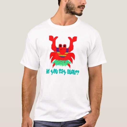 luuskrab t-shirt (Voorkant)