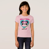 LUV4Pandas Hearts & Smile Panda Babydoll T-Shirt (Voorkant volledig)
