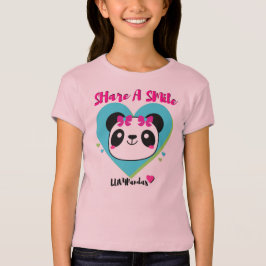 LUV4Pandas Hearts & Smile Panda Babydoll T-Shirt