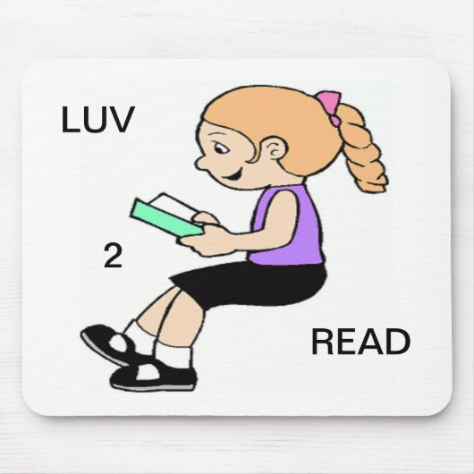 LUV 2 LEZEN MUISMAT (Voorkant)