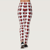 Luv-A-Bull American Bulldog Pit Bull Heart Leggings (Achterkant)