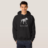 Luv A Bull Pitbull Dog Hoodie (Voorkant volledig)