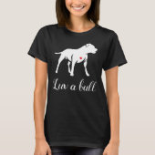 Luv A Bull Pitbull Dog T-shirt (Voorkant)