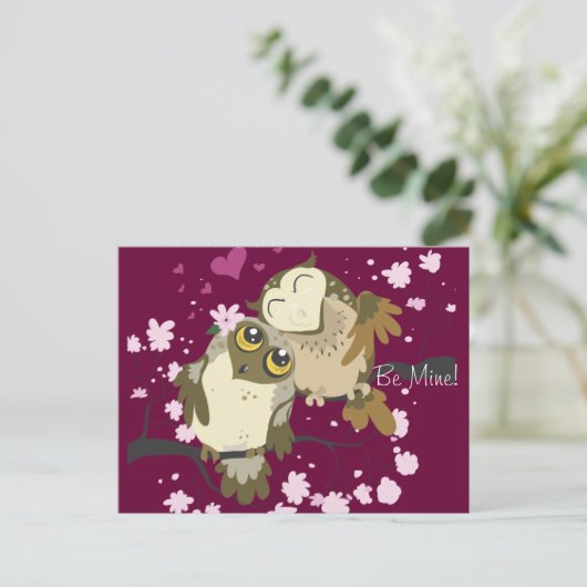 Luv Birds~briefkaart Briefkaart (Staand voorkant)