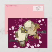 Luv Birds~briefkaart Briefkaart (Voorkant / Achterkant)